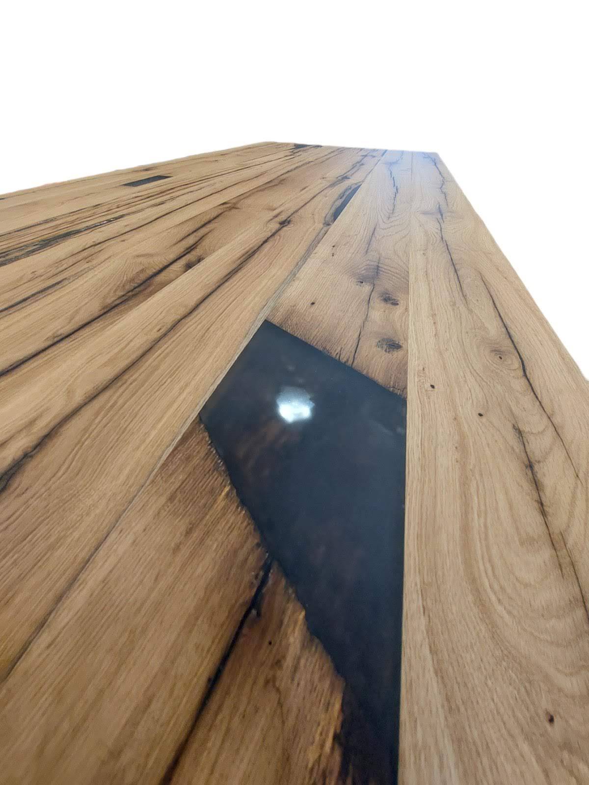Esstisch Eiche rustikal – Altholz – Detail 2